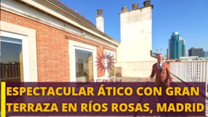 Barrio Ríos Rosas ático en alquiler en Chamberí - Inmobiliaria del alquiler en Madrid Geräh Real Estate Partners